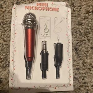 Vivitar Mini Microphone RED